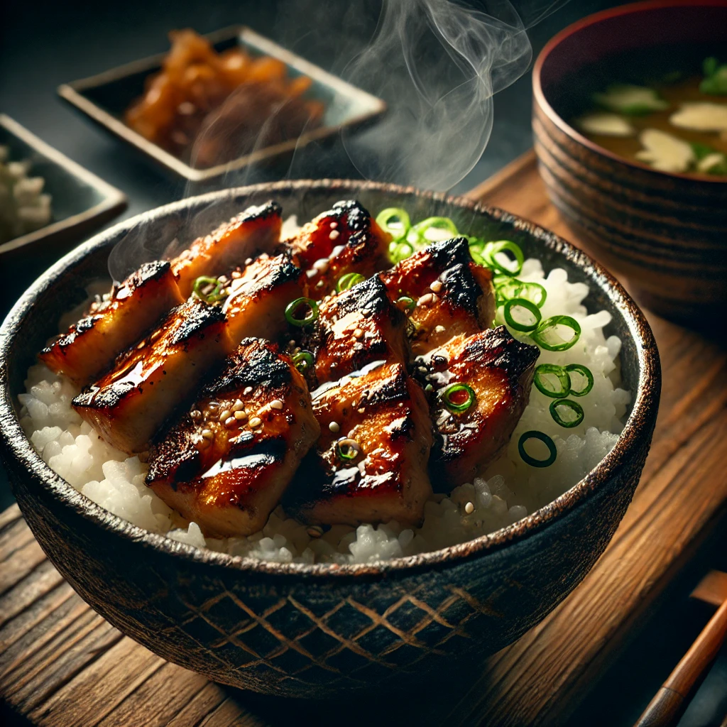 播鳥。炭火の親子丼